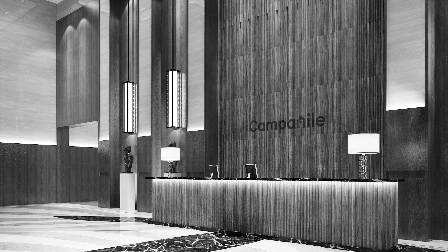 Création de panneaux et d'une signalétique pour le Campanile Liège - Periskop