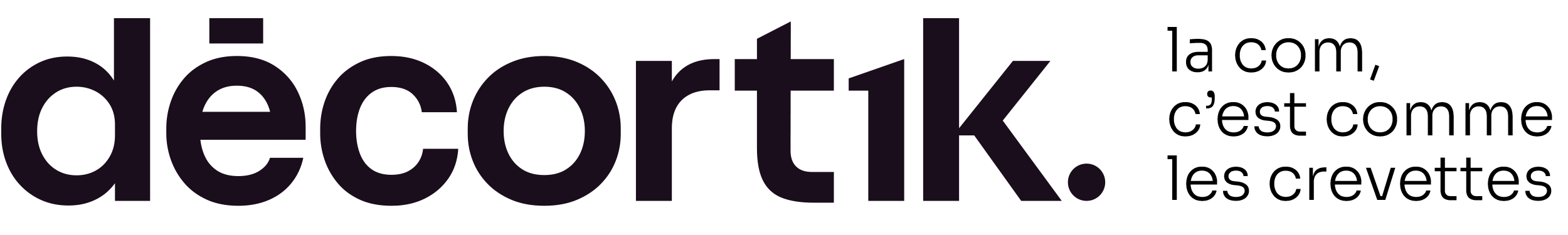 Logo Decortik - Agence de communication - Strategie - Marketing - Graphisme