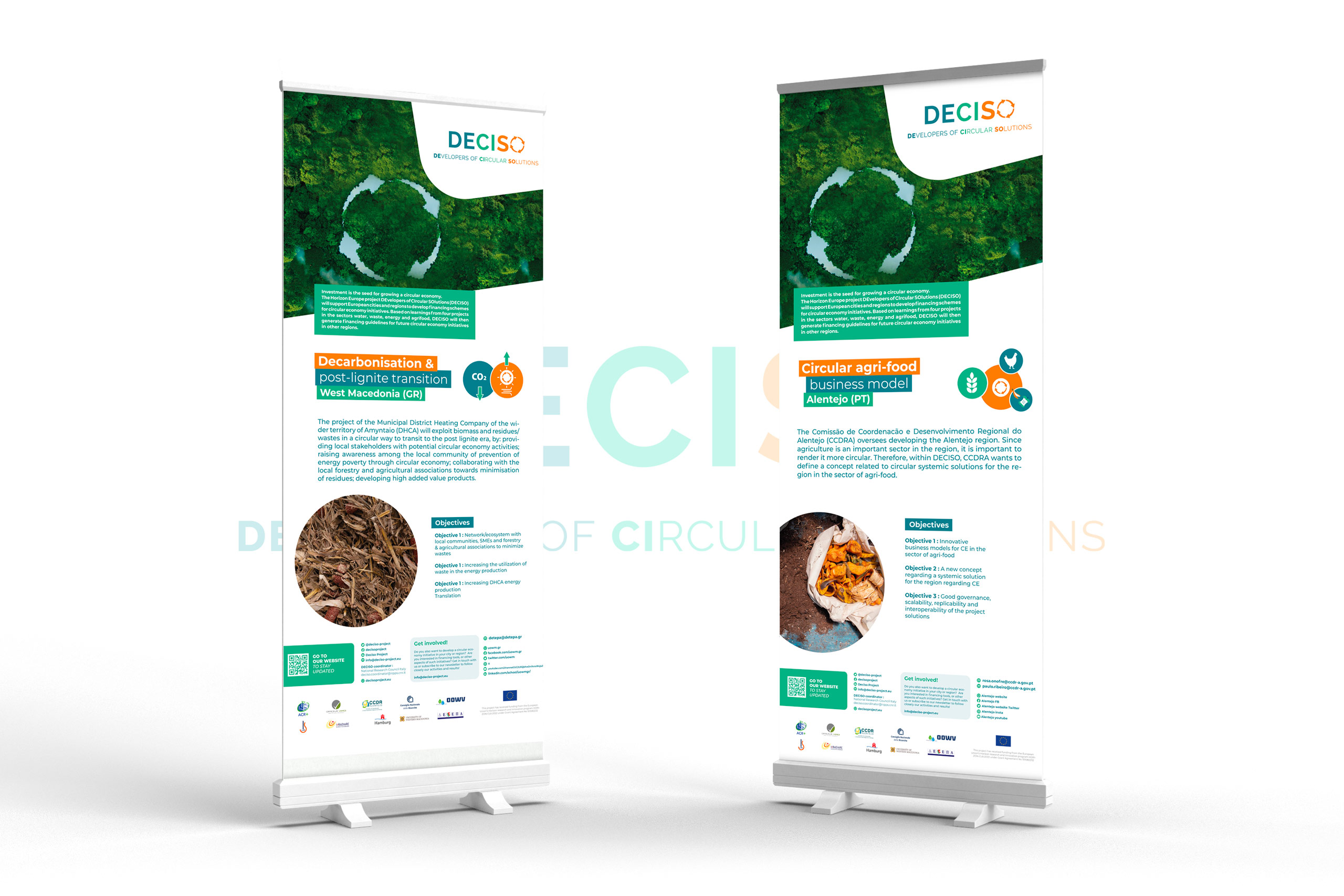 DECISO - Roll-up - Graphisme - Support de communication - Décortik