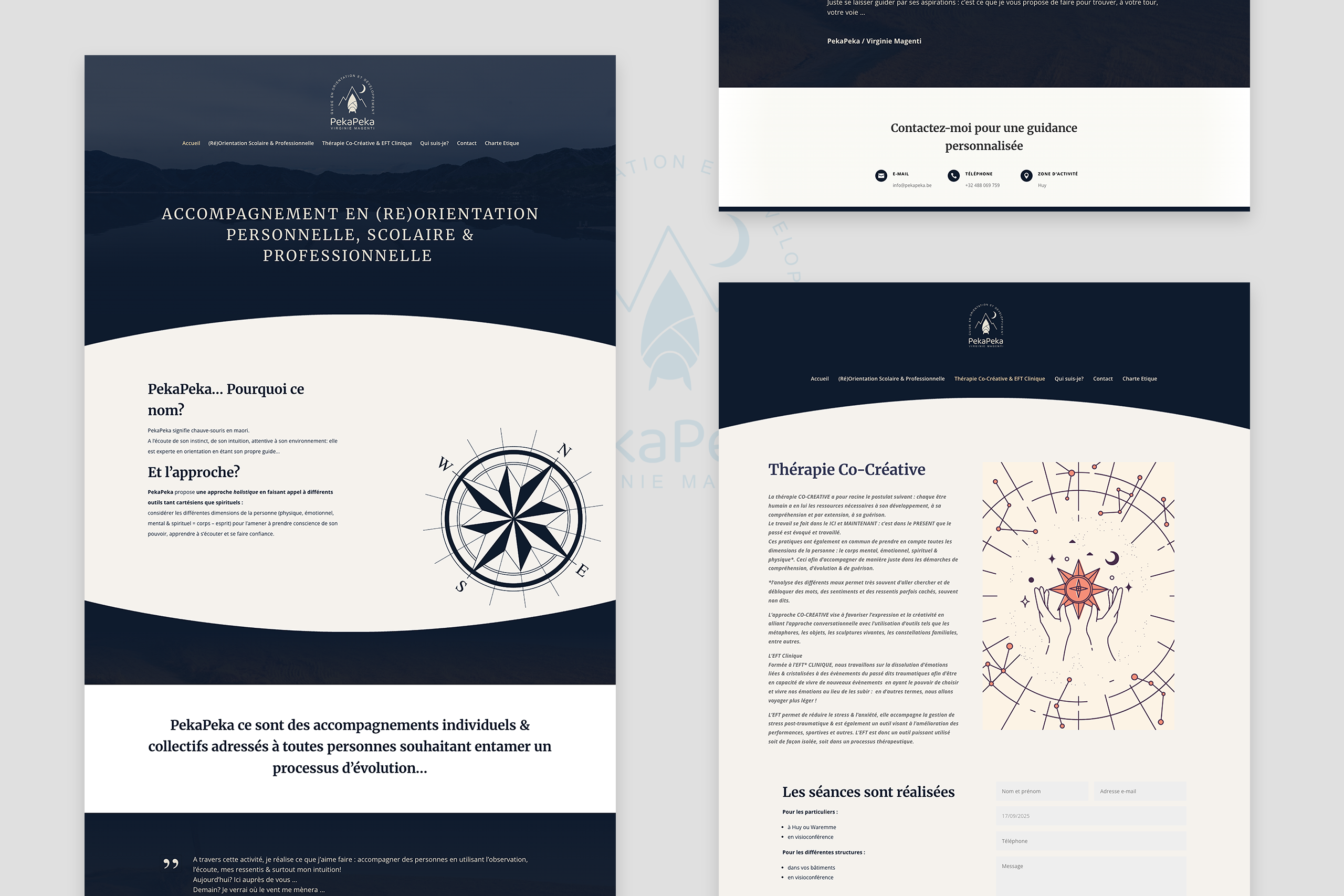 Pekapeka - Site web - Accompagnement - Coaching - Consulting - Décortik